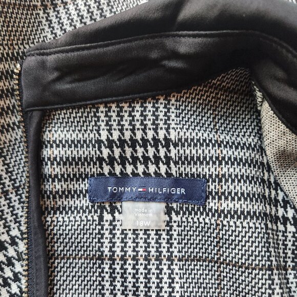 Tommy Hilfiger Woman's Houndstooth Peter Pan Collar Dress - Picture 3 of 5